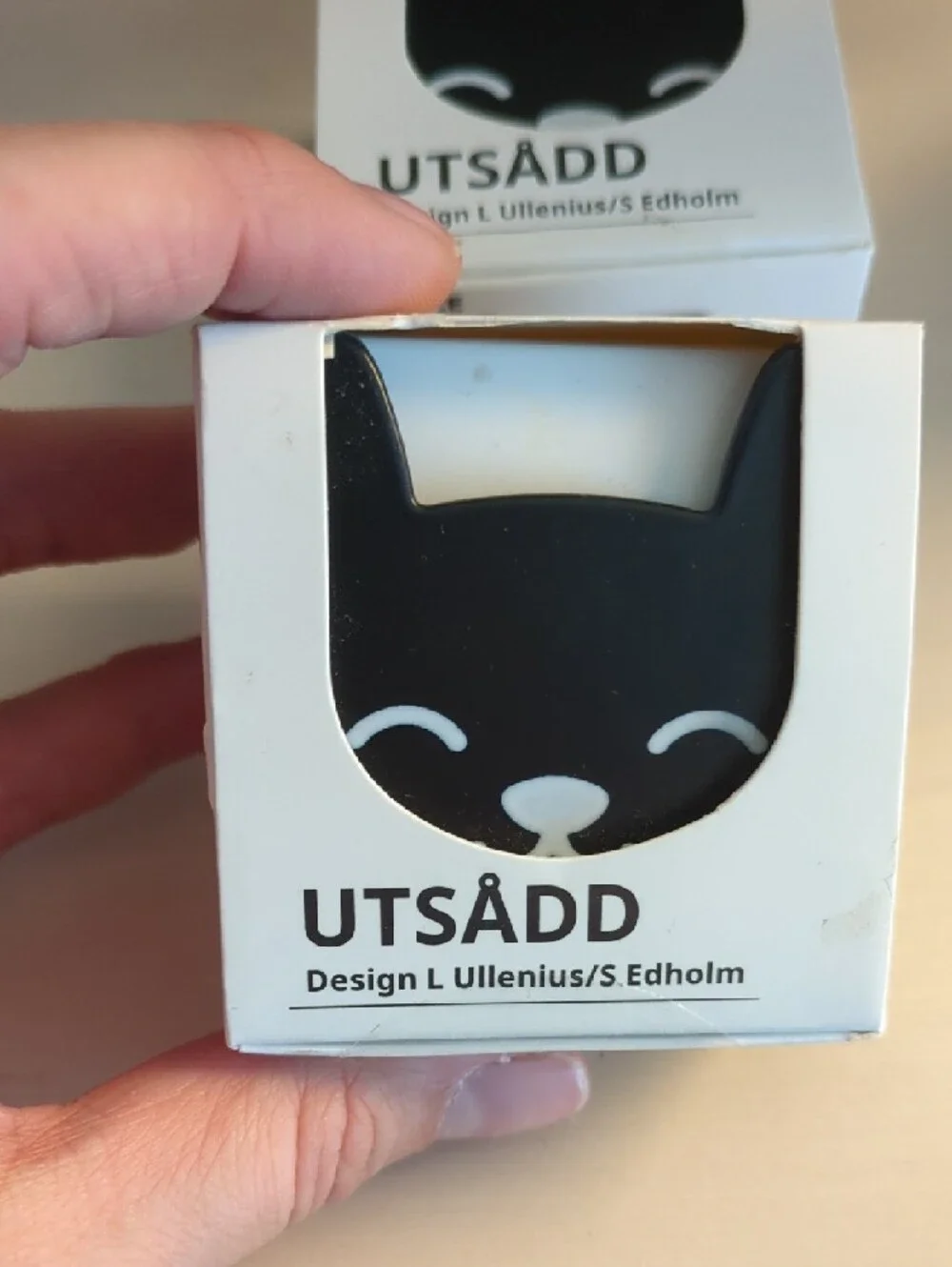IKEA Black Cat Metal Wall Hooks Utsådd - Bundle Of Two (2)